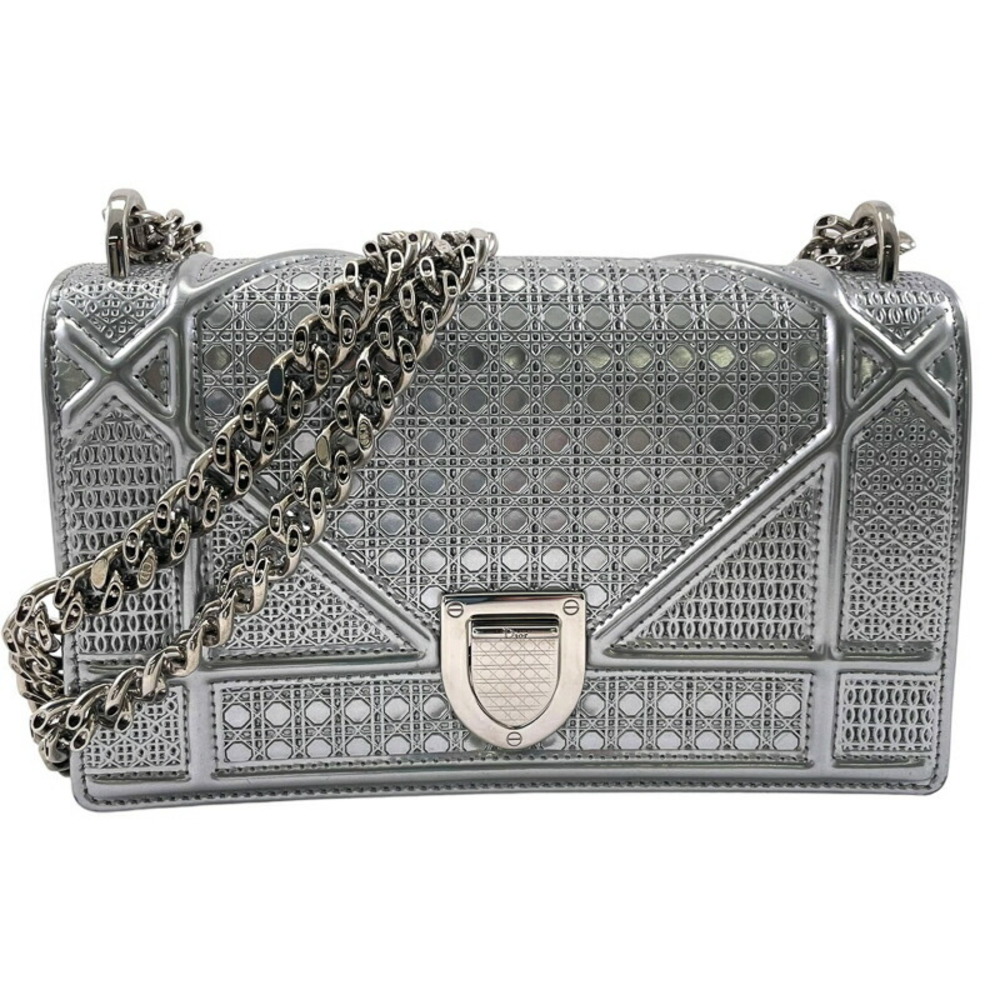 Christian Dior Diorama Shoulder Bag Leather